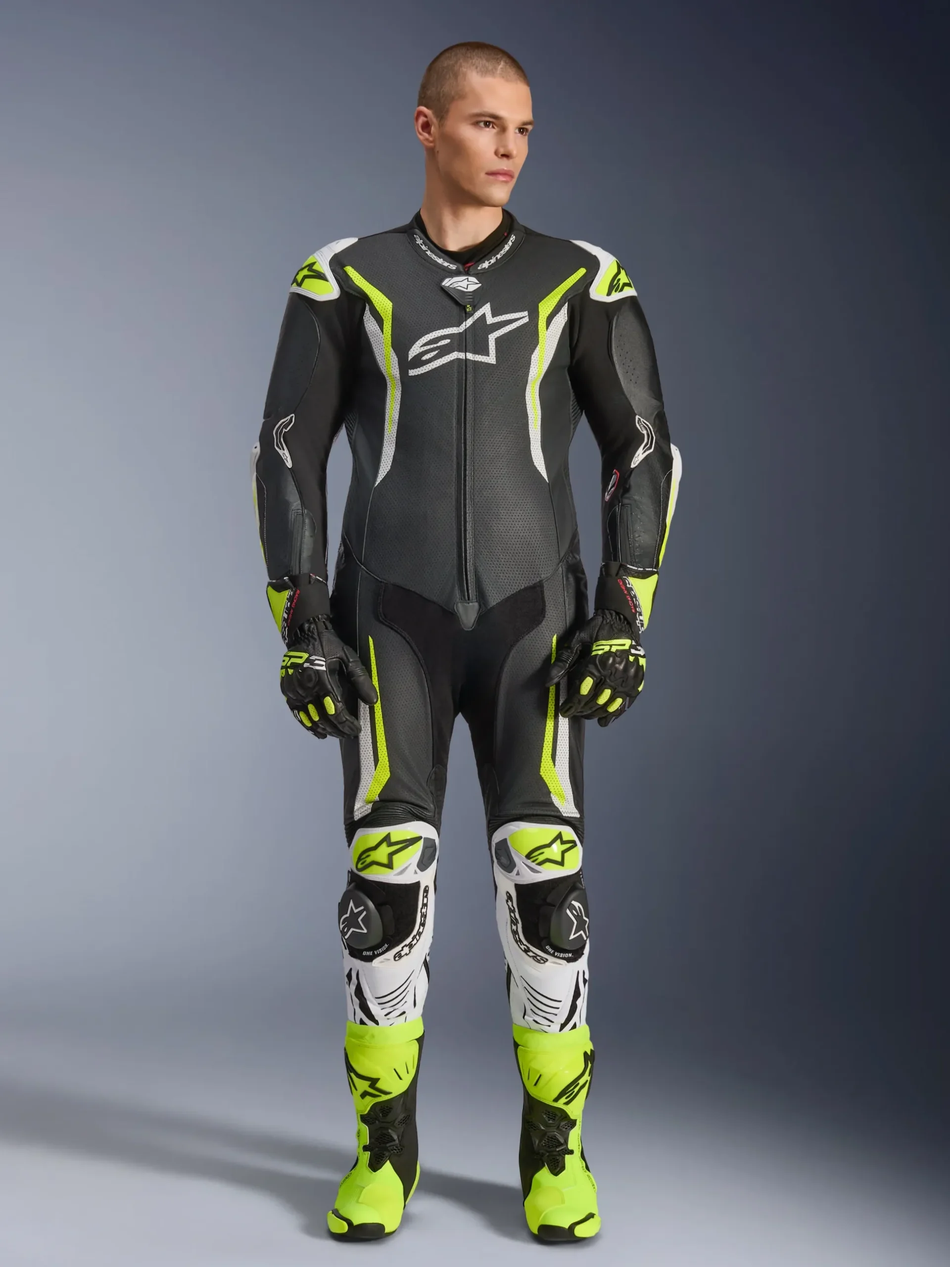 Combinaison En Cuir GP Tech V5 1 Pièce