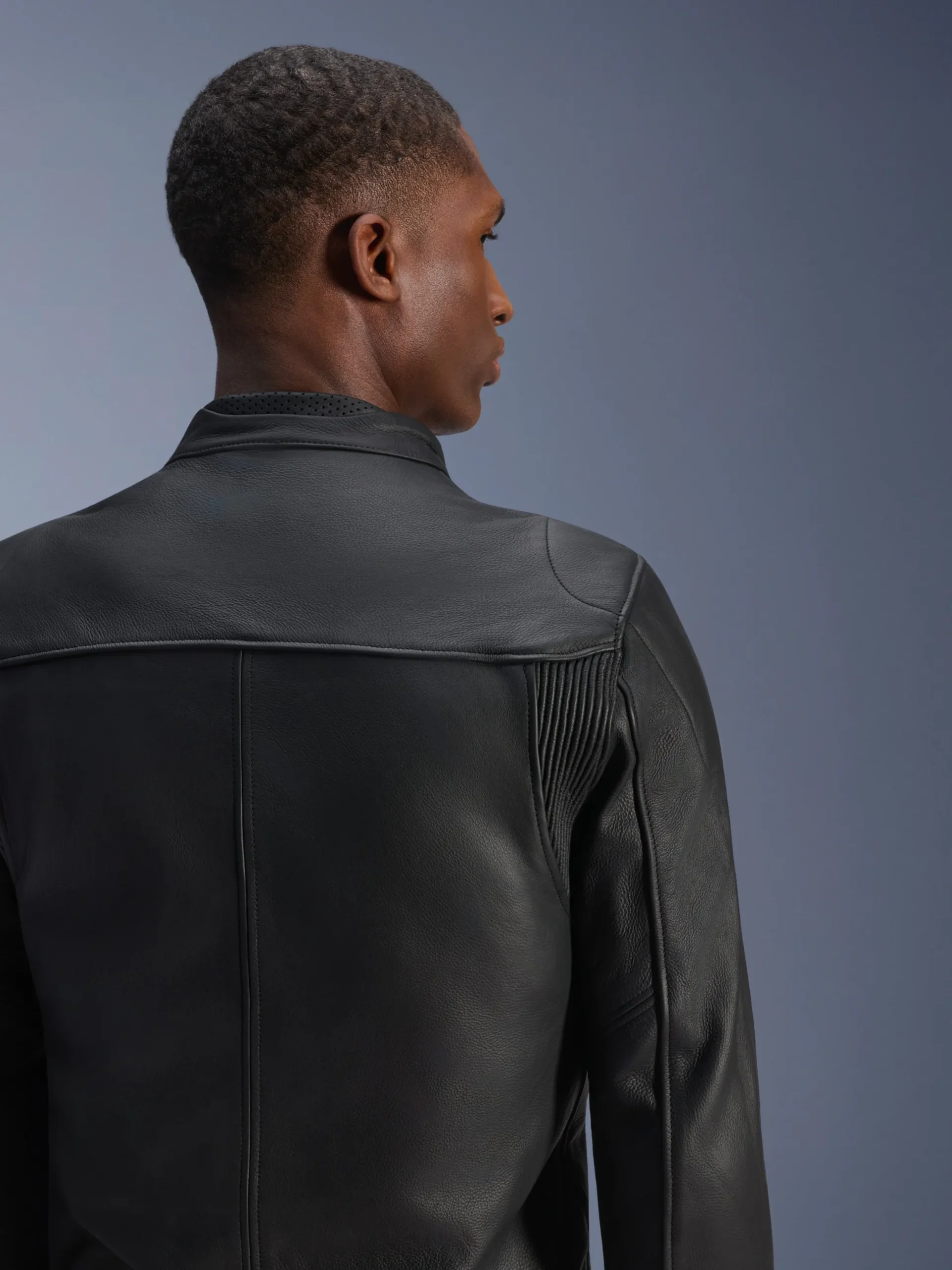Veste En Cuir Blacktrack