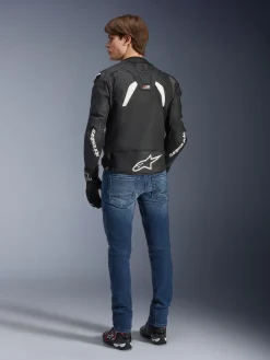 Veste En Cuir GP Plus R V4 Rideknit